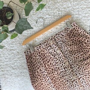 Auguste The Label Nico button midi skirt